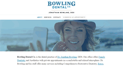 Desktop Screenshot of bowlingdental.com